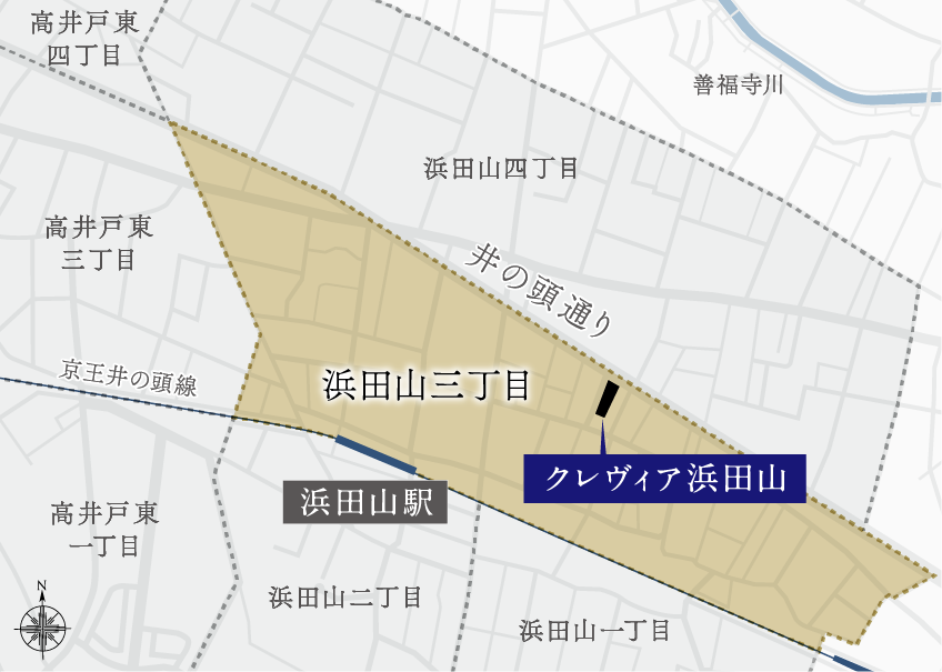 現地周辺地図