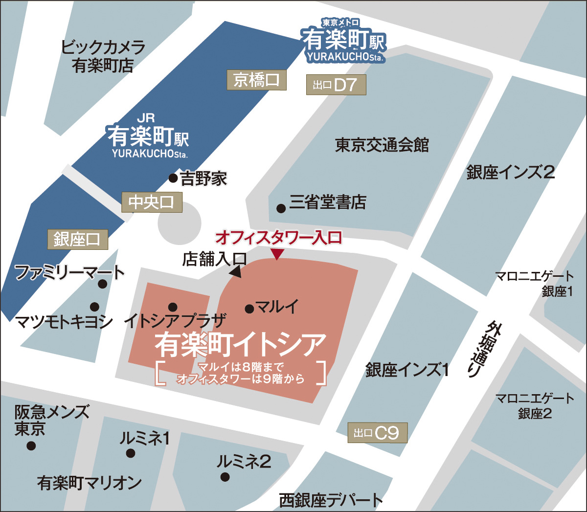 ギャラリー案内図